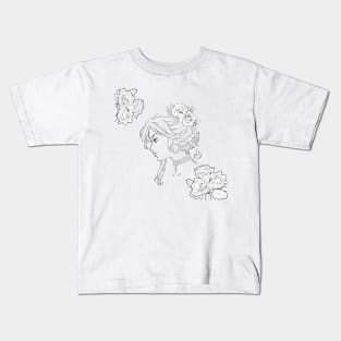 Lady Bara (Rose) Kids T-Shirt